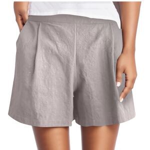 Wilfred Light Gray Tencel Women's Shorts size 8
